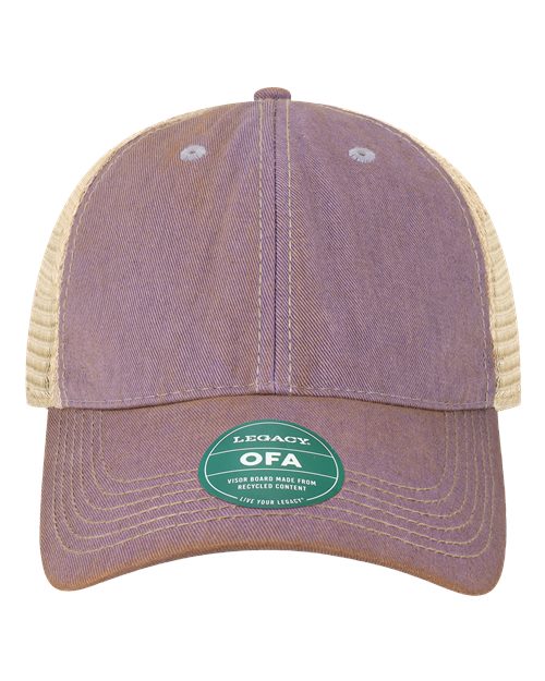 LEGACY OFA Old Favorite Trucker Cap - Lavender/ Khaki
