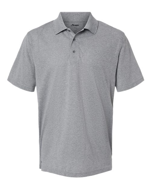 Load image into Gallery viewer, Paragon 100 Men's Saratoga Performance Mini Mesh Polo - Heather Grey
