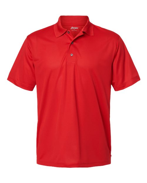 Paragon 100 Men's Saratoga Performance Mini Mesh Polo - Red