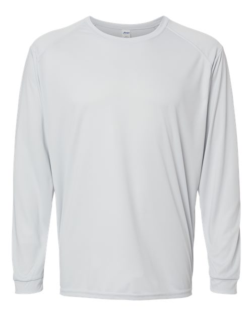 Load image into Gallery viewer, Paragon 210 Unisex Long Islander Performance Long Sleeve T-Shirt - Aluminum
