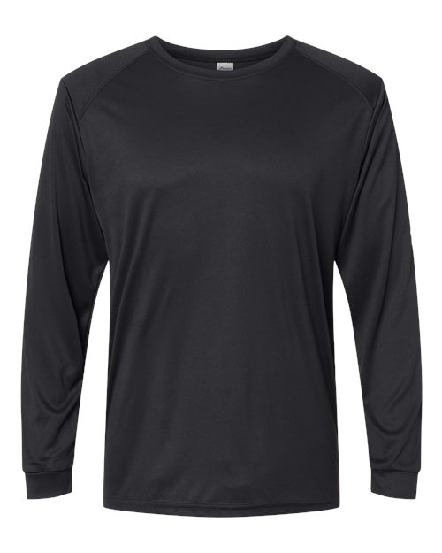 Paragon 210 Unisex Long Islander Performance Long Sleeve T-Shirt - Black