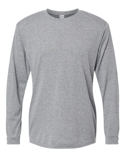 Load image into Gallery viewer, Paragon 210 Unisex Long Islander Performance Long Sleeve T-Shirt - Heather Grey
