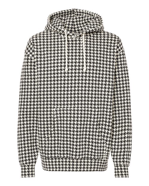 Load image into Gallery viewer, Unisex Heavyweight Hooded Sweatshirt - Houndstooth
