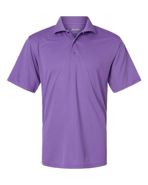 Paragon 100 Men's Saratoga Performance Mini Mesh Polo - Grape