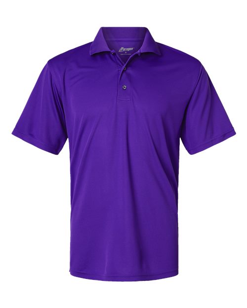 Paragon 100 Men's Saratoga Performance Mini Mesh Polo - Purple