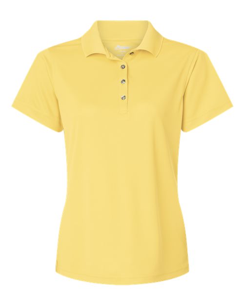 Paragon 104 Women's Saratoga Performance Mini Mesh Polo - Butter