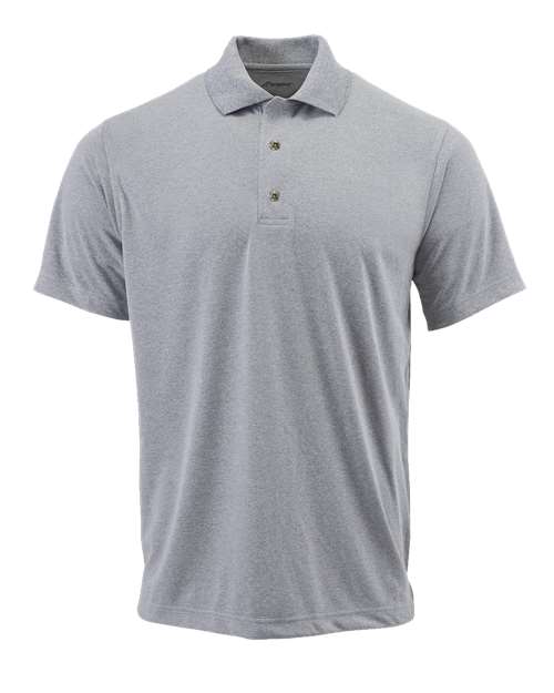 Paragon 108Y Youth Saratoga Performance Mini Mesh Polo - Heather Grey