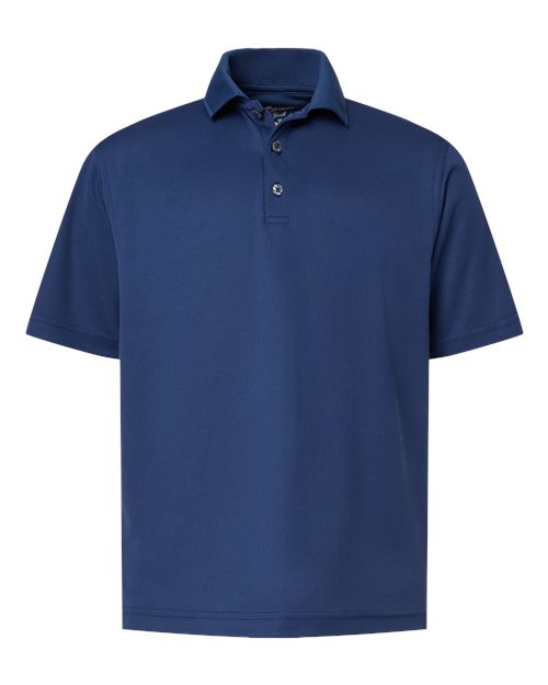 Paragon 108Y Youth Saratoga Performance Mini Mesh Polo - Navy