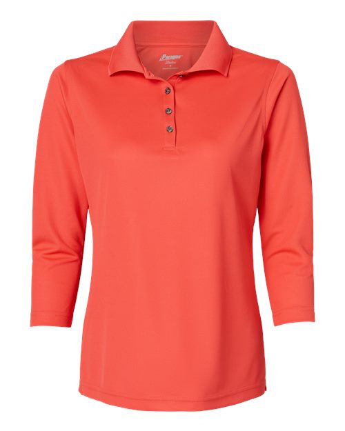 Load image into Gallery viewer, Paragon 120 Women's Lady Palm Three-Quarter Sleeve Polo - Melon

