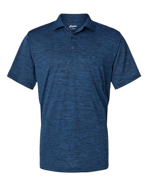 Load image into Gallery viewer, Paragon 130 Men's Dakota Striated Heather Polo - Deep Blue Heather

