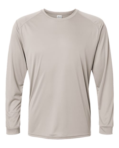 Paragon 210 Unisex Long Islander Performance Long Sleeve T-Shirt - Sand