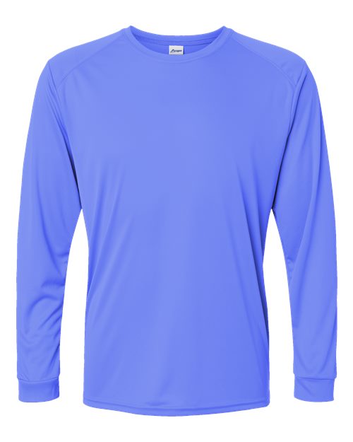 Load image into Gallery viewer, Paragon 210 Unisex Long Islander Performance Long Sleeve T-Shirt - Bimini Blue

