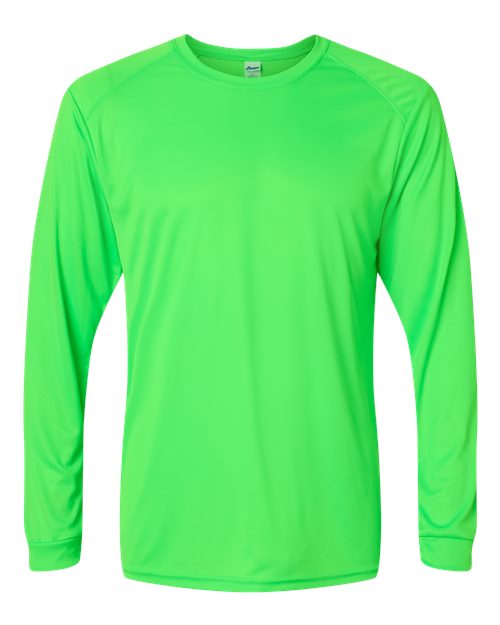 Load image into Gallery viewer, Paragon 210 Unisex Long Islander Performance Long Sleeve T-Shirt - Neon Lime
