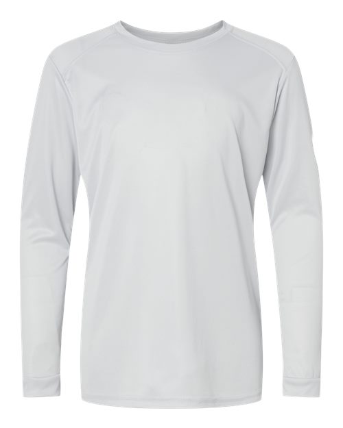 Paragon 218Y Youth Long Islander Performance Long Sleeve T-Shirt - Aluminum
