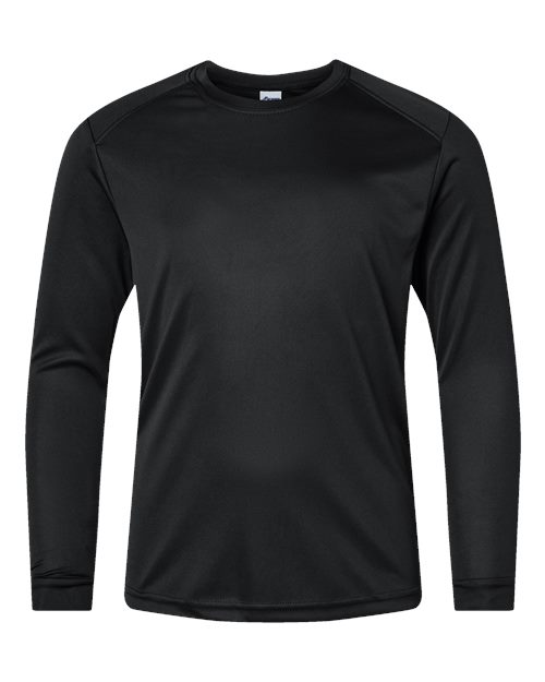 Paragon 218Y Youth Long Islander Performance Long Sleeve T-Shirt - Black