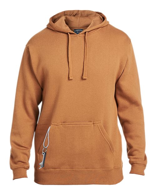 Load image into Gallery viewer, J. America 8815 Men's Tailgate Hooded Sweatshirt - Copper
