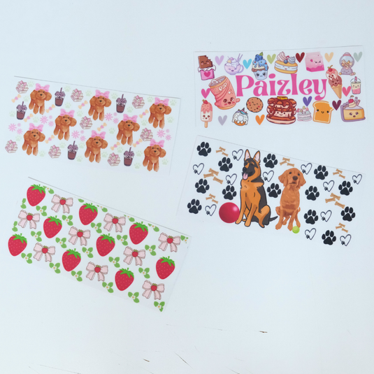 UV DTF Stickers 3D by Size | Easy