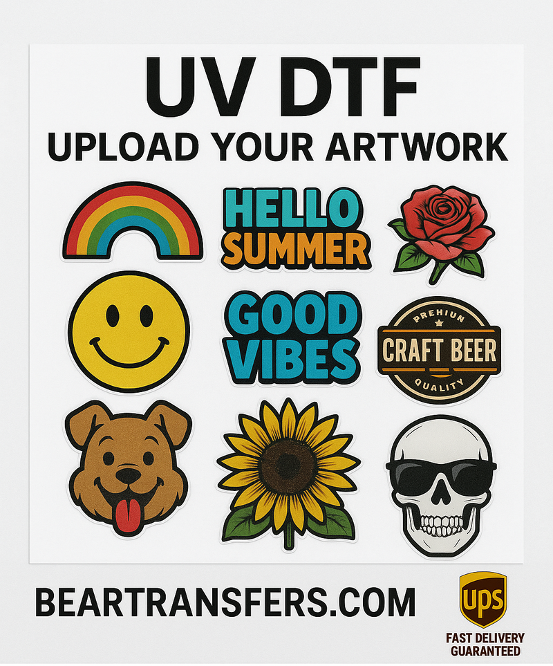 Load image into Gallery viewer, UV DTF 3D Stickers Gang Sheets (UPLOAD)
