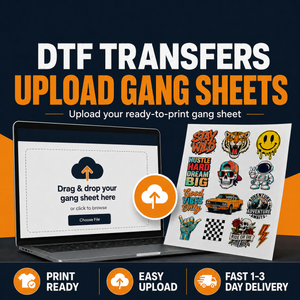 DTF Transfers Upload Gang Sheets