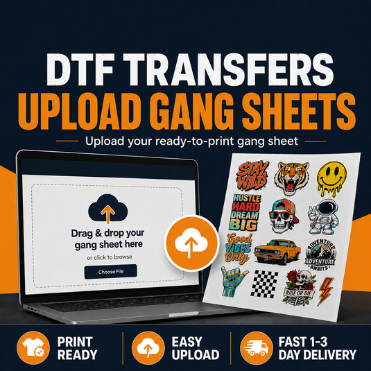 DTF Transfers Upload Gang Sheets